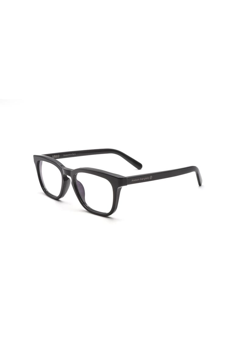 52mm Square Optical Glasses, Alternate, color, BLACK
