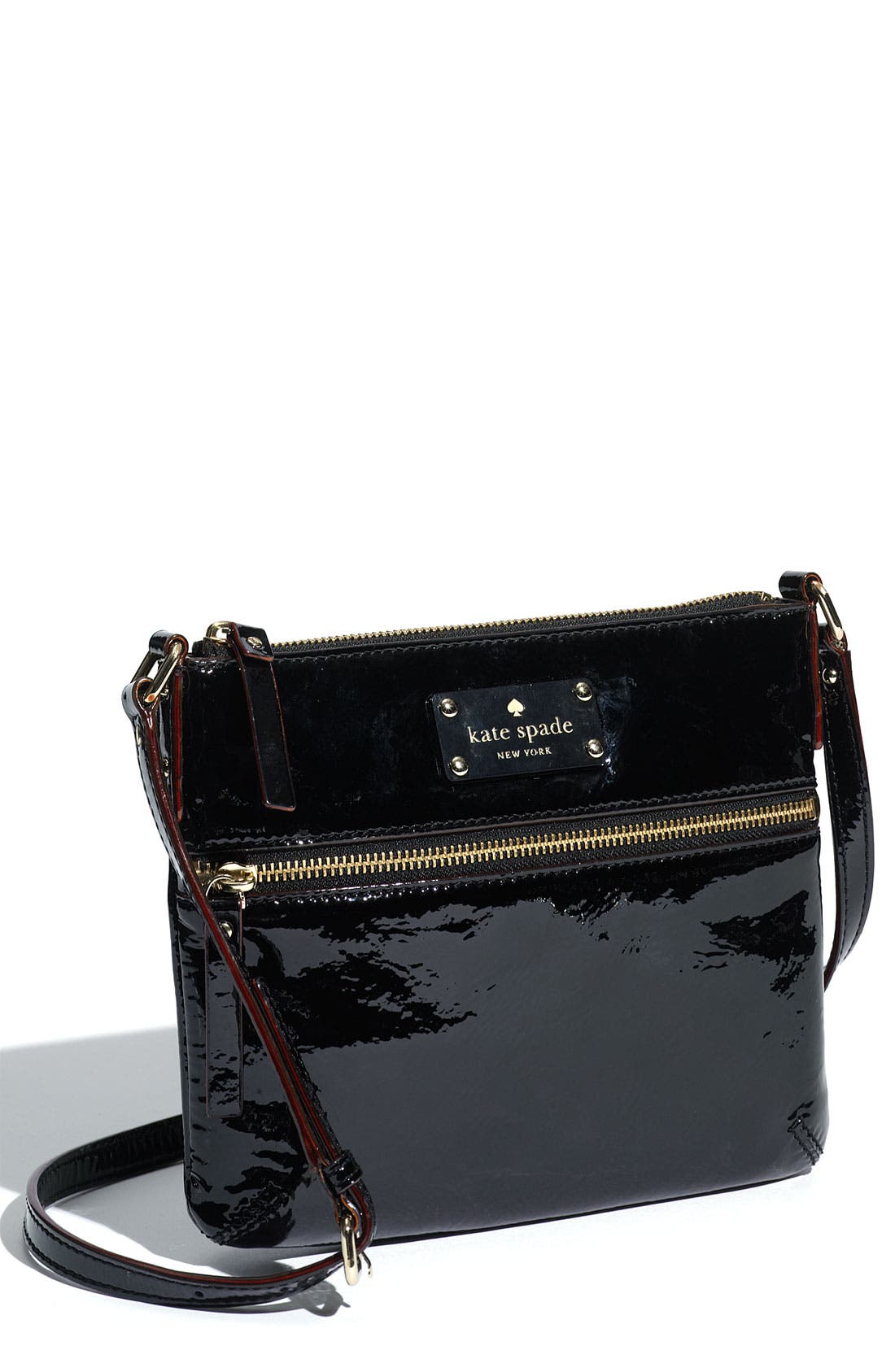 Kate Spade New York 'flicker -  tenley' patent crossbody bag, Main, color, 