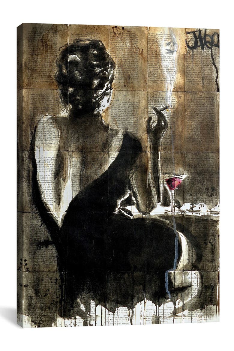 Cocktail by Loui Jover Canvas Wall Art - 18" x 26", Alternate, color, MULTI