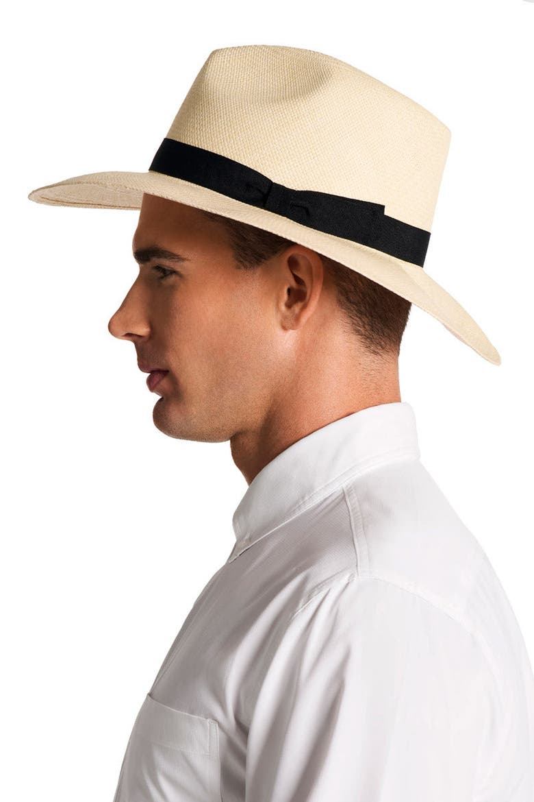 Men's Cuenca Wide Brim Panama Hat, UPF 50+ Sun Protection, Alternate, color, Natural