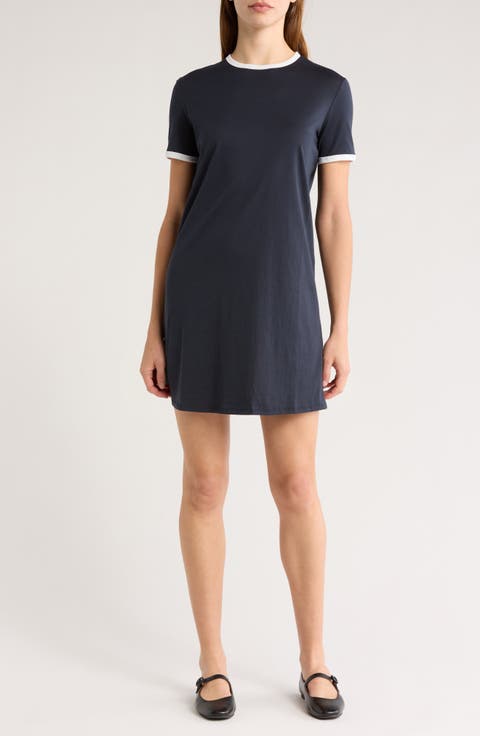 Apex Ringer Organic Cotton Mini T-Shirt Dress