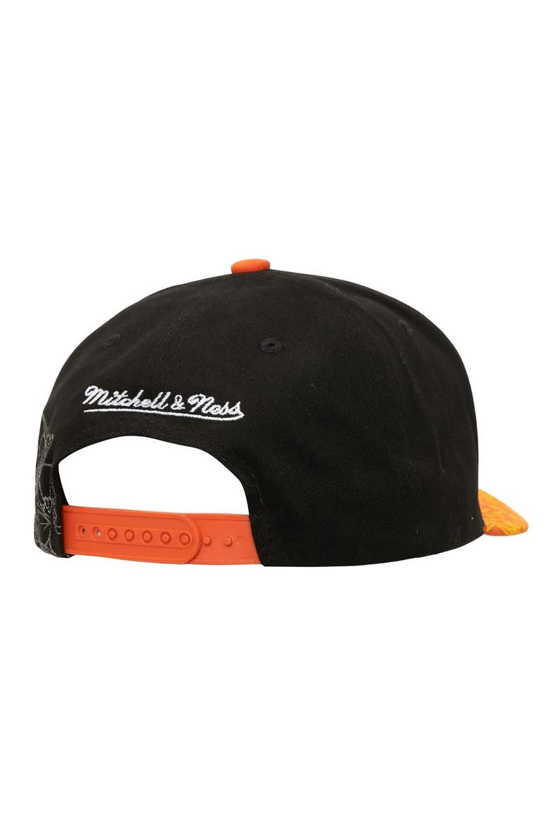 Black/Orange Philadelphia Flyers May Flowers Pro Crown Adjustable Hat, Alternate, color, Black