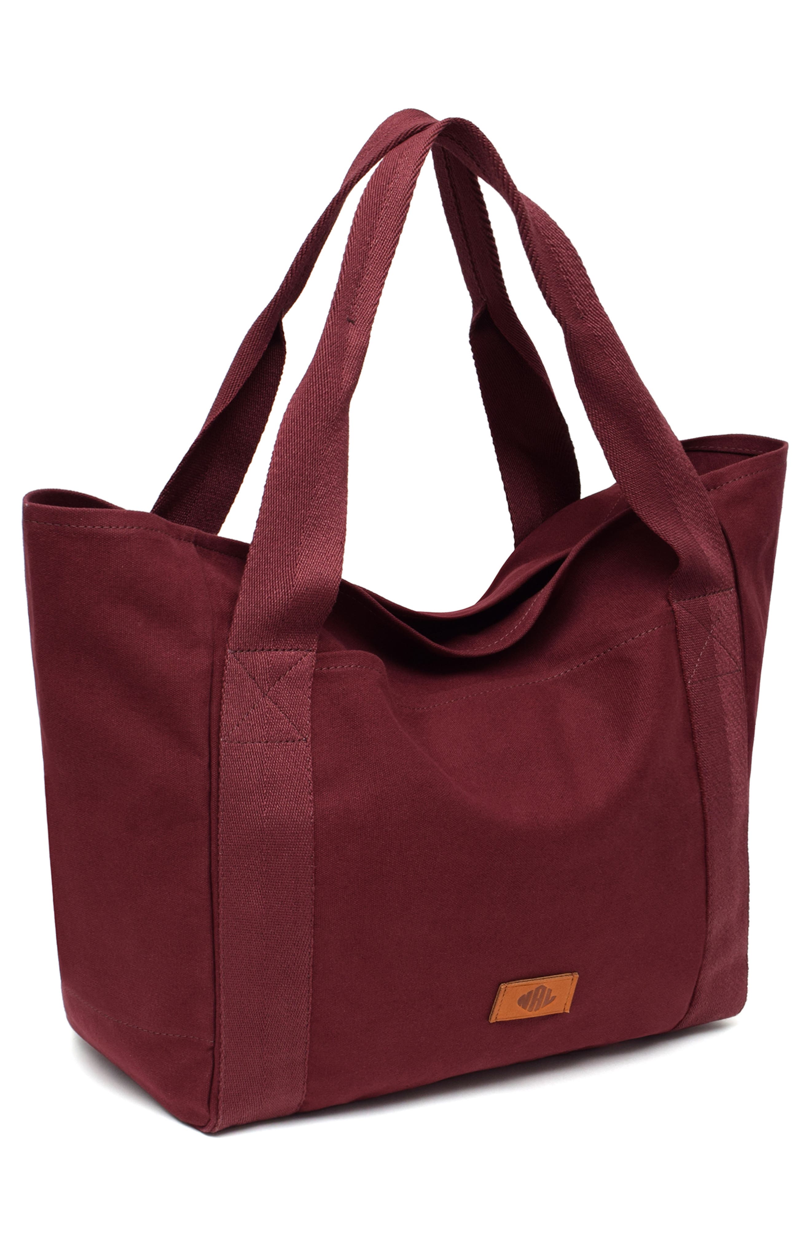 Liliana Large Tote, Alternate, color, MALBEC