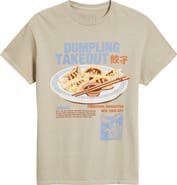 Vinyl Icons Dumpling Cotton Graphic T-Shirt