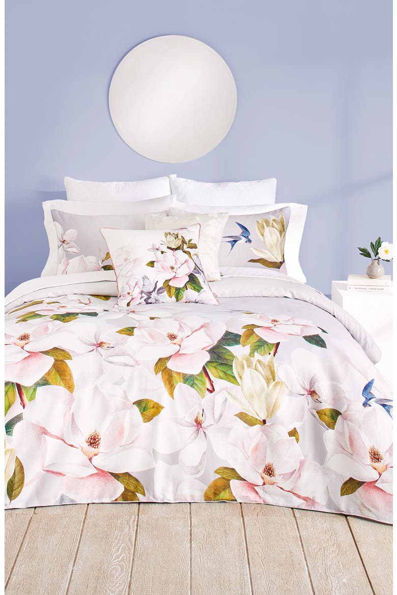 Opal Duvet Cover & Sham Set, Main, color, GREY