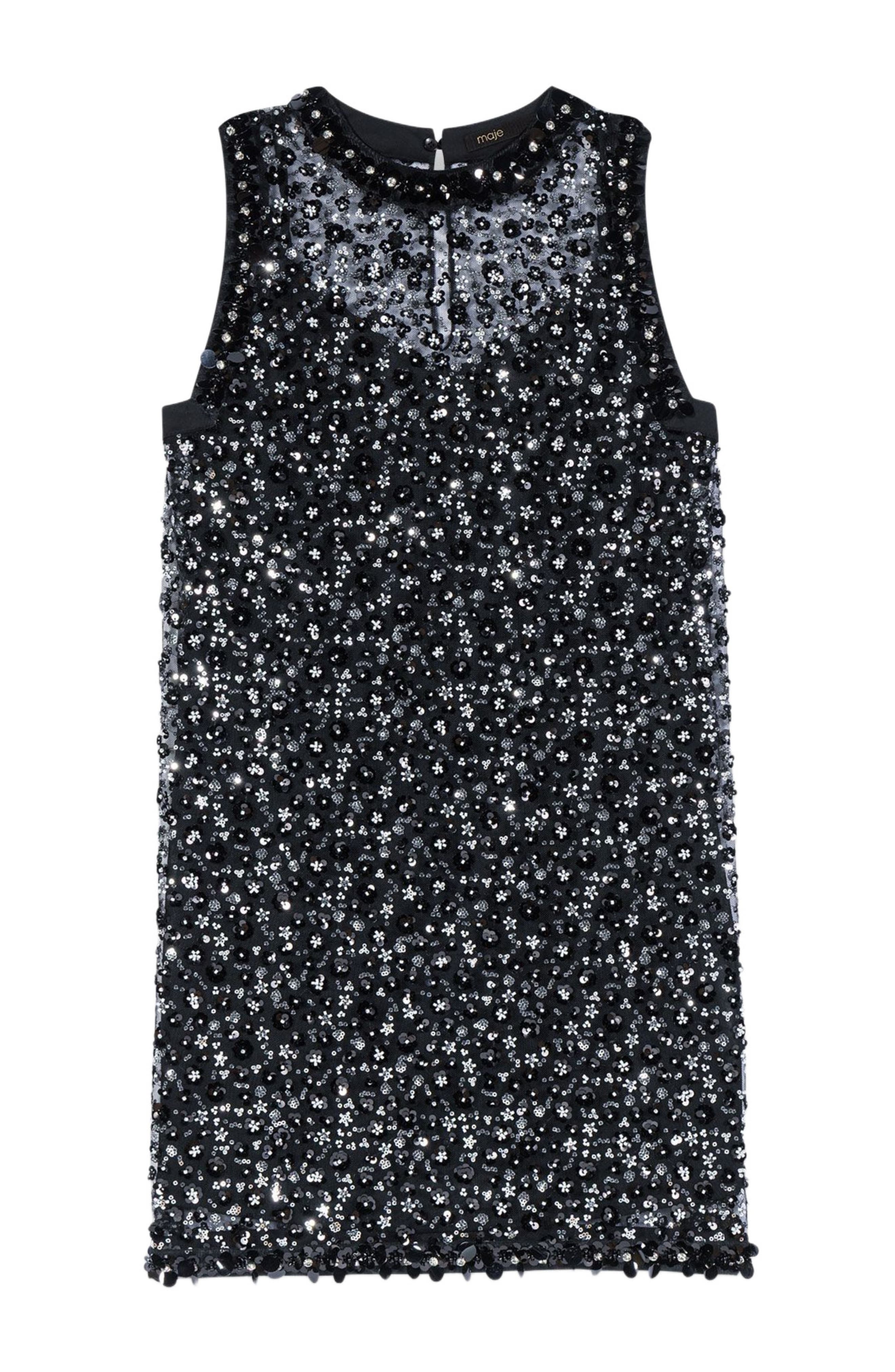 Rhinestone floral dress