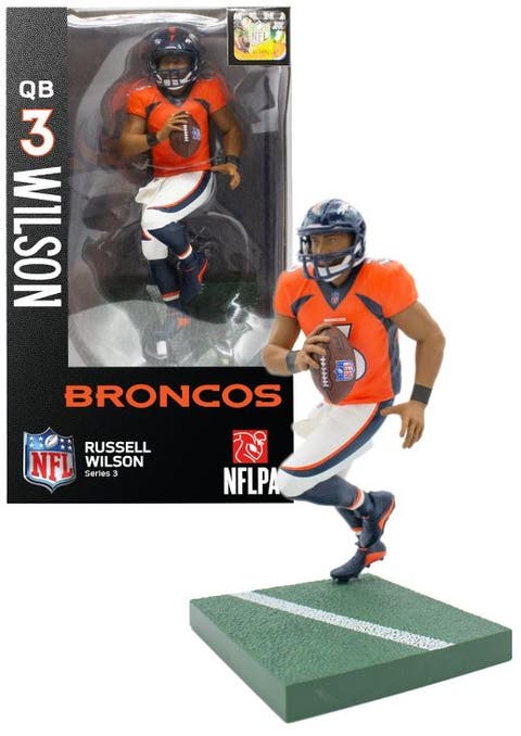 Russell Wilson (Denver Broncos) Imports Dragon NFL 6" Figure Series 3
