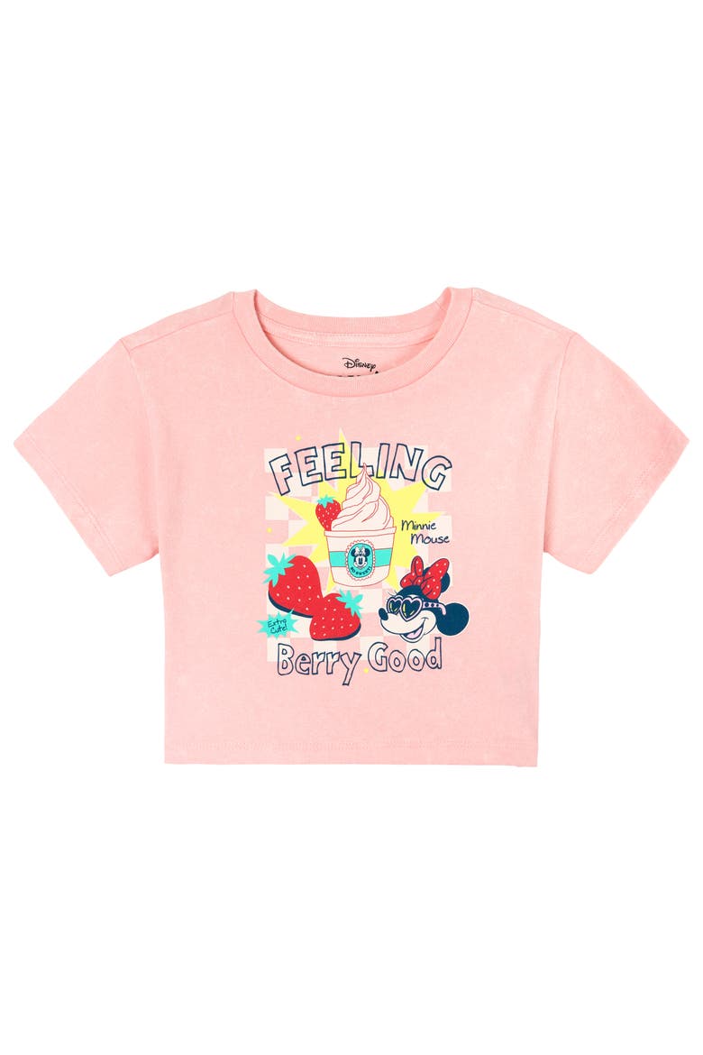Minnie Mouse 2-Piece Mineral Wash Tee and Skort Set, Alternate, color, Pink Mineral Minnie