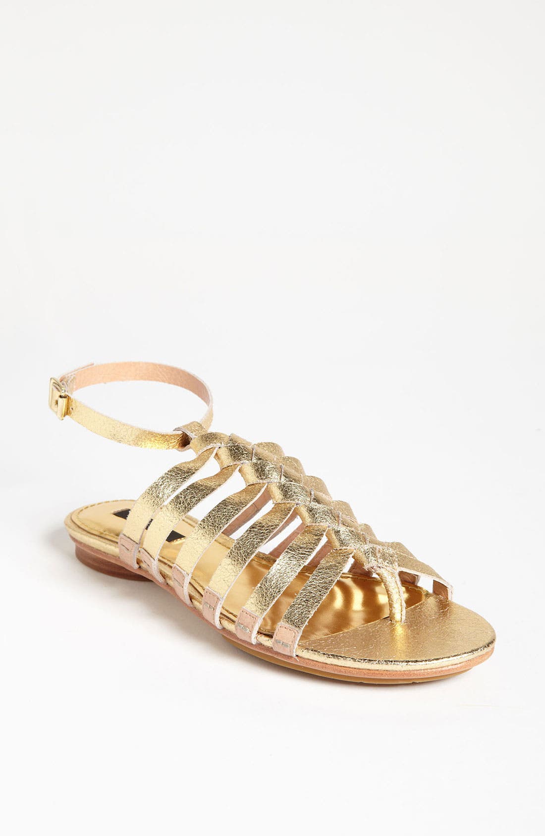 'Carlyle' Sandal, Main, color, GOLD