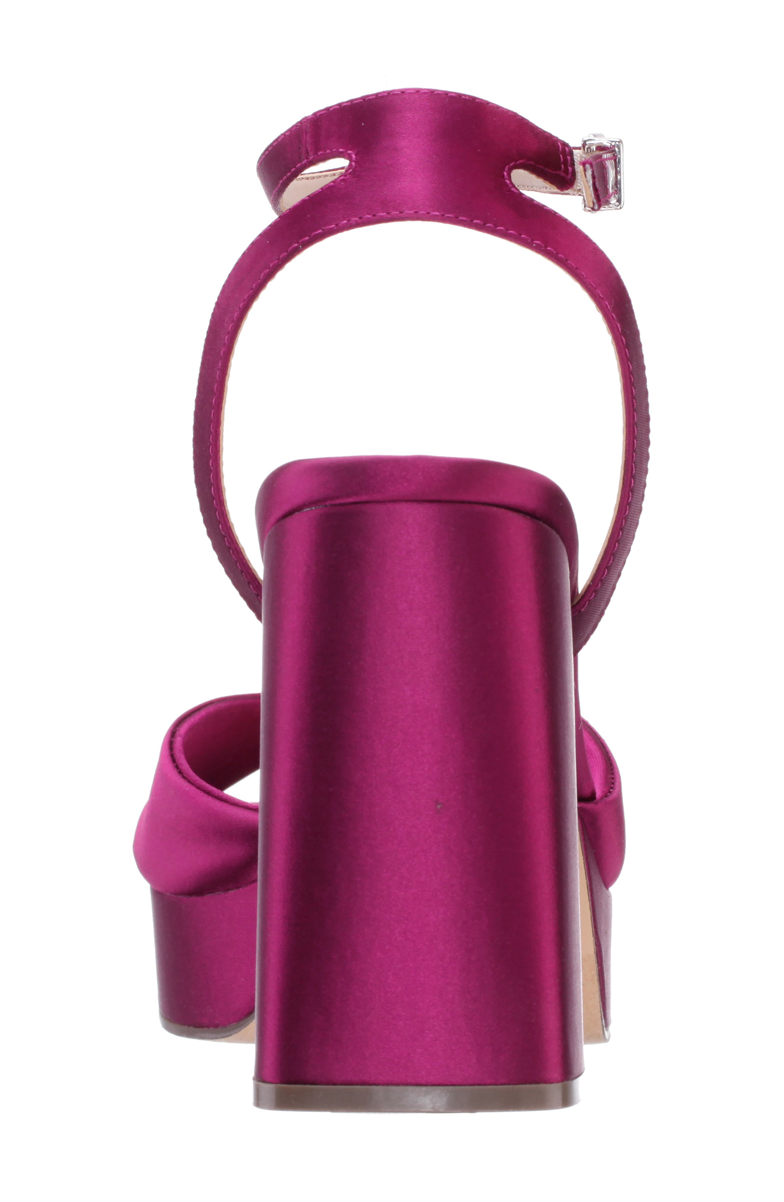 Nina Stacie Sandal, Alternate, color, Wine