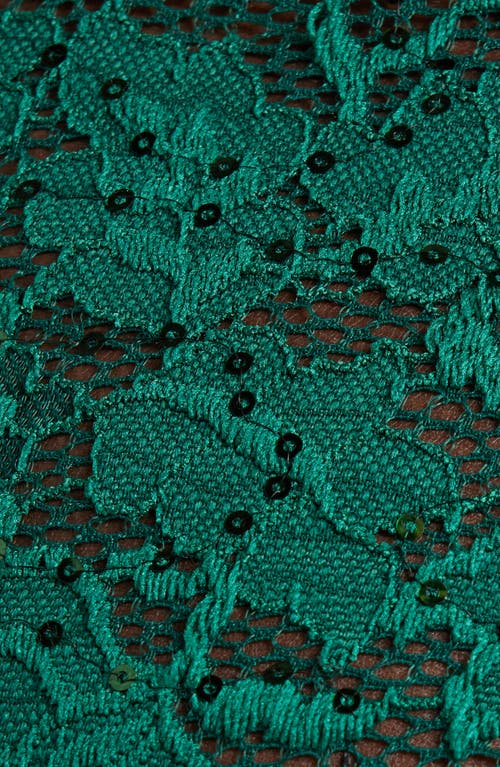 Kilo Brava High Leg Lace Briefs In Emerald