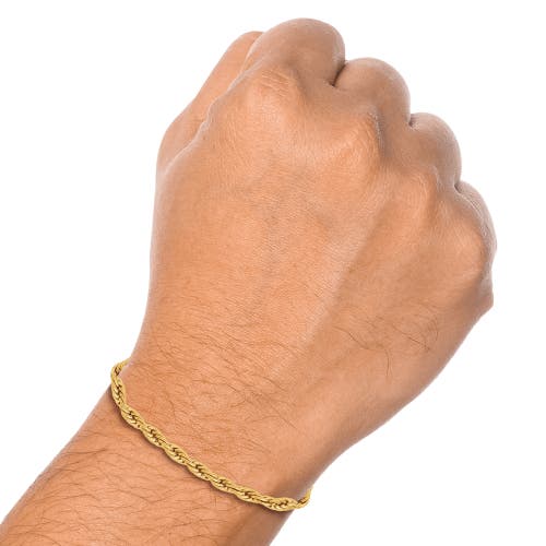 Lucky Brand Gold-tone Rope Chain Bracelet In Gold