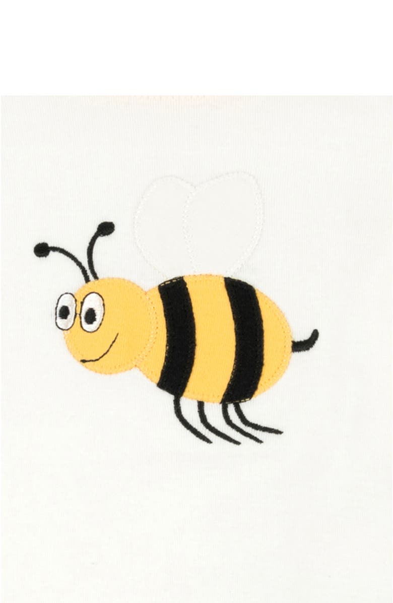 Leveret Cotton Two-Piece Printed Pajamas, Animals & Characters, Alternate, color, Bumble Bee
