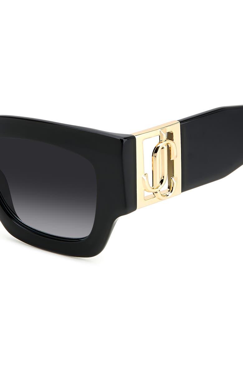 Jimmy Choo Nevas 51mm Rectangle Sunglasses, Alternate, color,