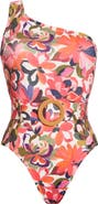Hutch One-Shoulder O-Ring One-Piece Swimsuit