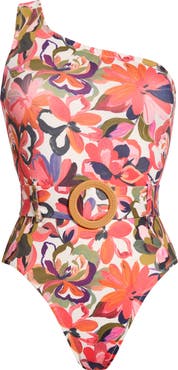 Hutch One-Shoulder O-Ring One-Piece Swimsuit