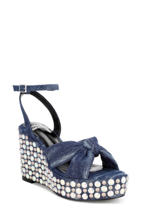 Moondot Wedge Sandal