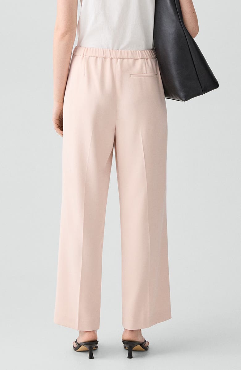 Theory Pull-On Wide Leg Pants, Alternate, color, Sheer Pink