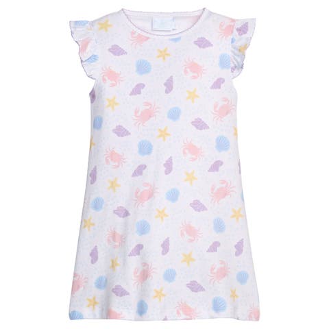 Kids' Printed Angel Sleeve Dress (Toddler, Little Kid & Big Kid)