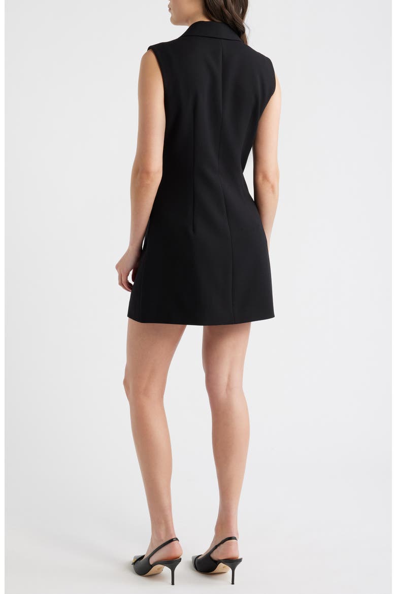 Whisper Double Breasted Blazer Dress, Alternate, color, BLACK