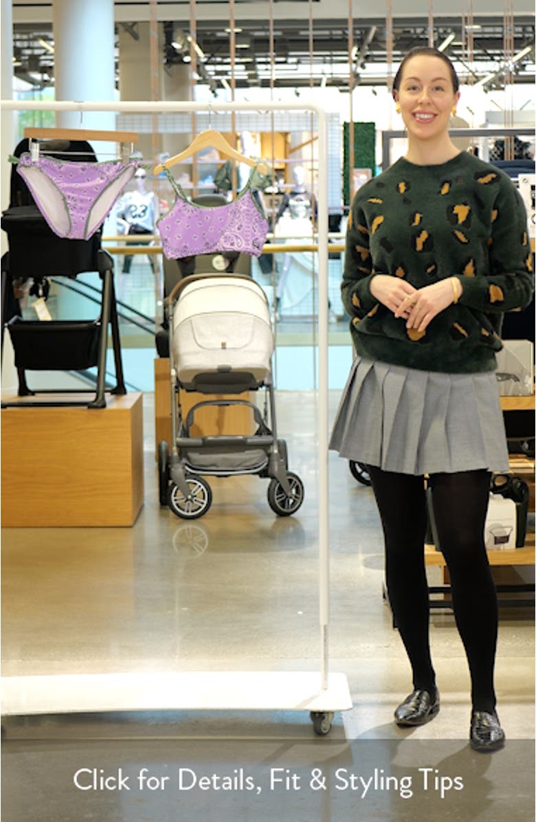 Kids' Bandana Print Two-Piece Swimsuit, sales video thumbnail