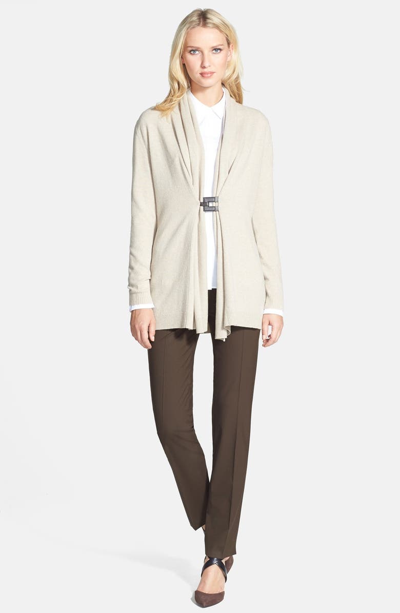 Lafayette 148 New York 'Olina - Excursion Stretch' Fitted Blouse, Alternate, color, 