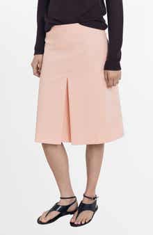 MANGO Stretch Cotton Skirt