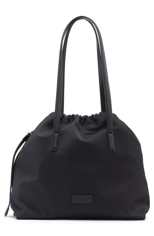 Moncler New Trick Drawstring Tote In Black