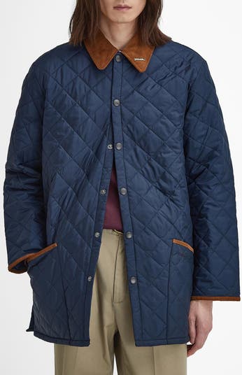 Barbour liddesdale navy best sale