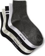 Cotton On 5Pk Quarter Crew Sock