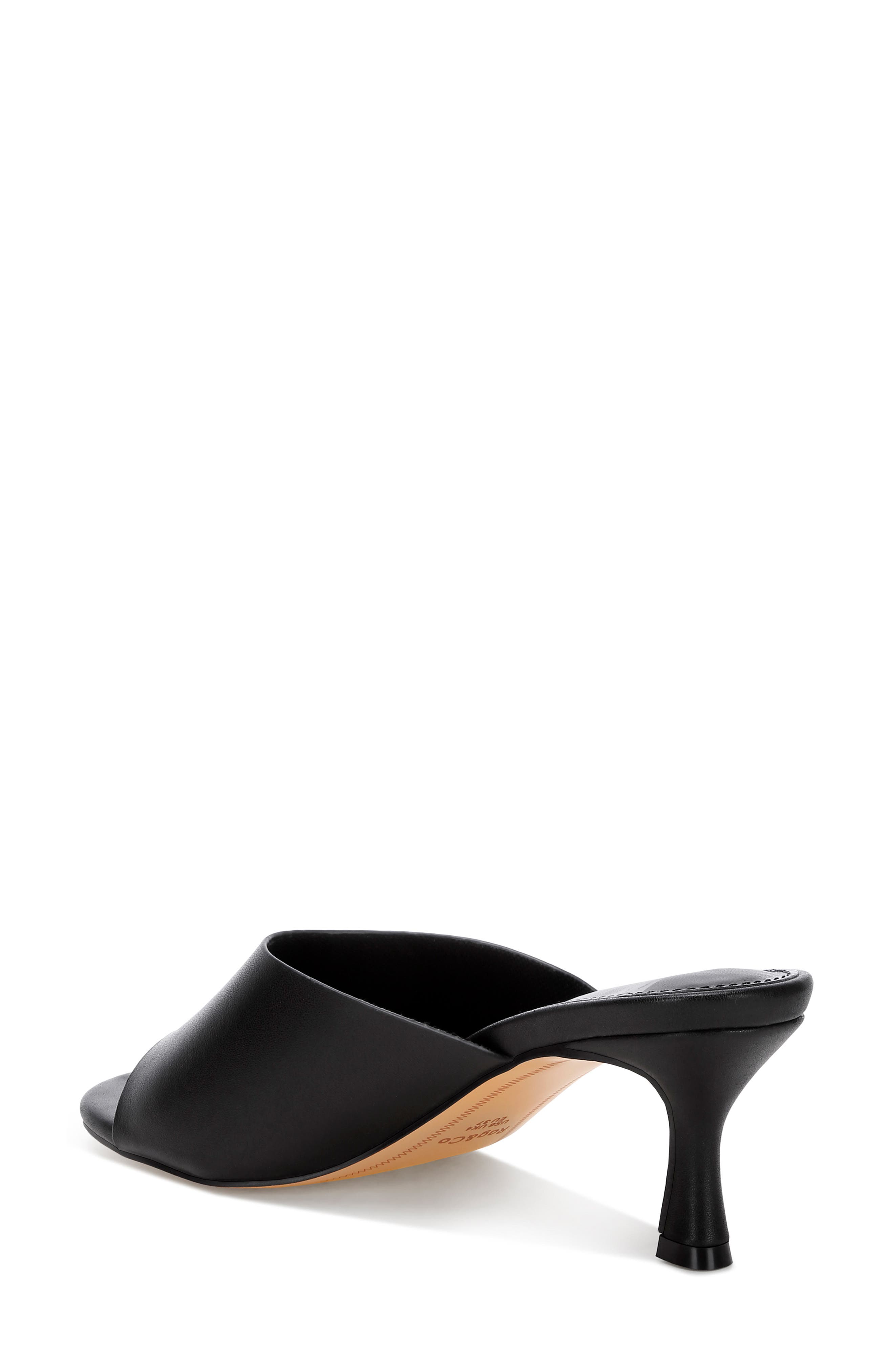 Maude Leather Sandal, Alternate, color, BLACK
