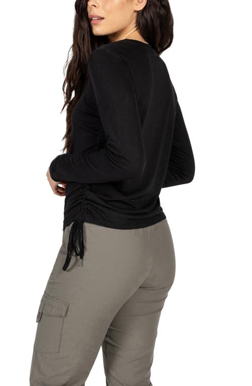 Kyodan Long Sleeve Activewear T-shirt In Black