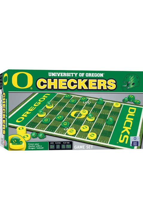 Oregon Ducks Checkers Board Game