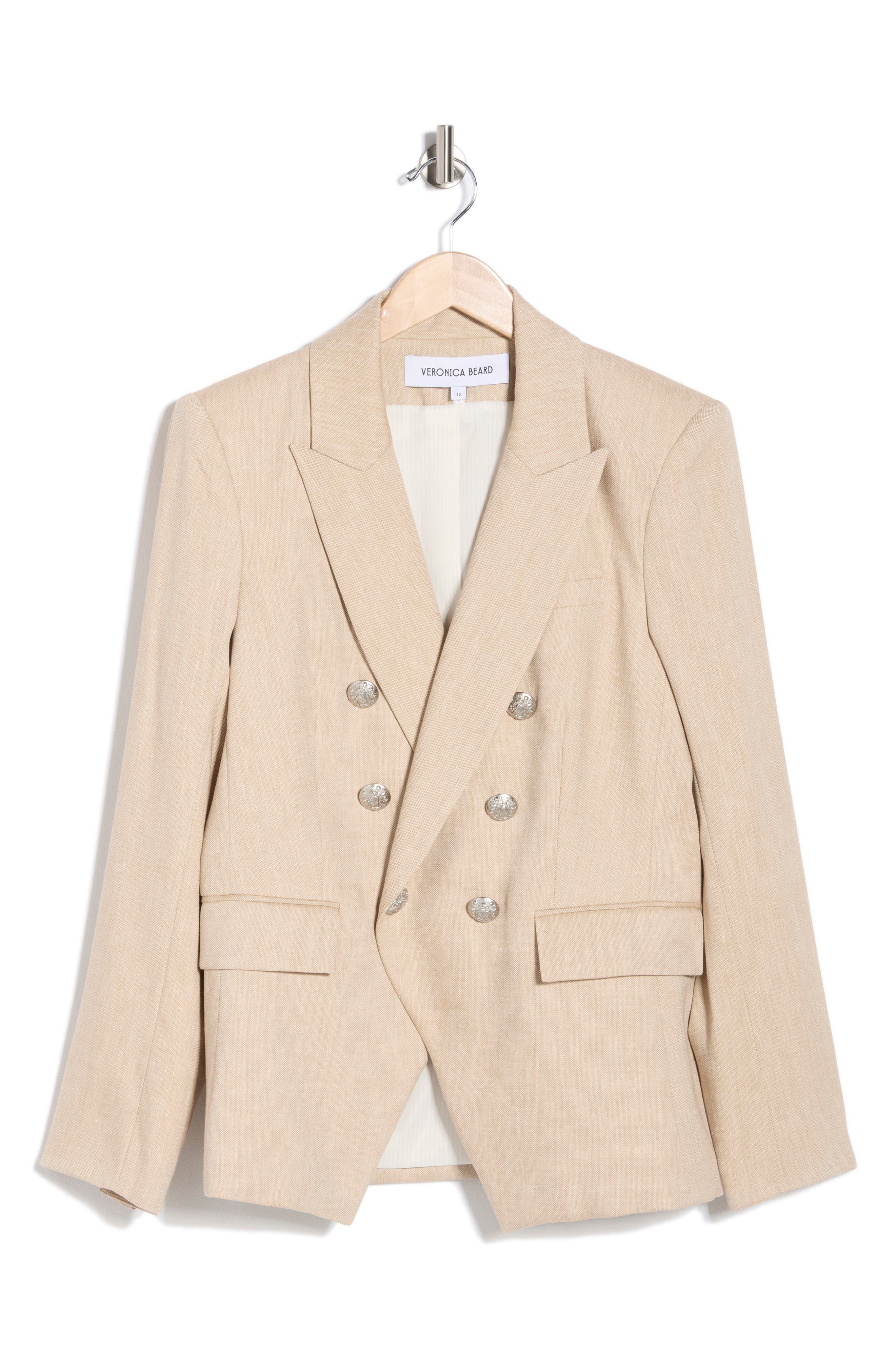 Veronica Beard Miller Linen Blend Dickey Jacket