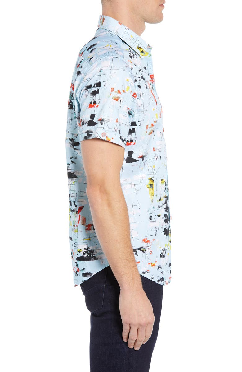 Robert Graham Kano Classic Fit Print Sport Shirt, Alternate, color, 