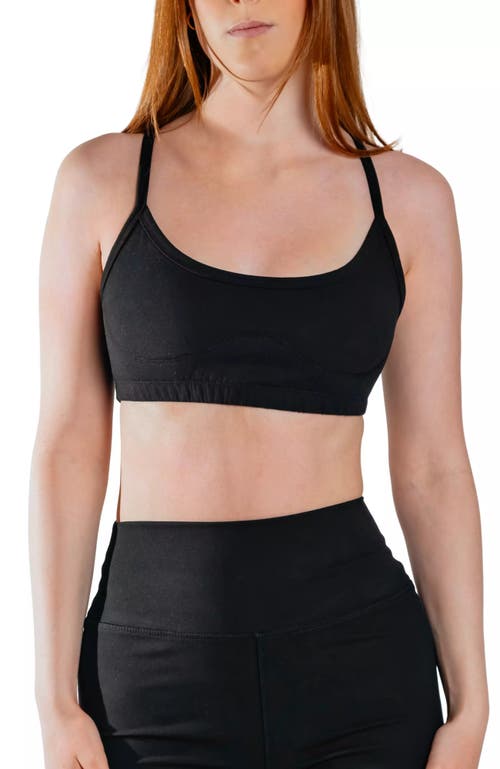 Cheeky Cherry Leakproof Scoop Bralette In Black
