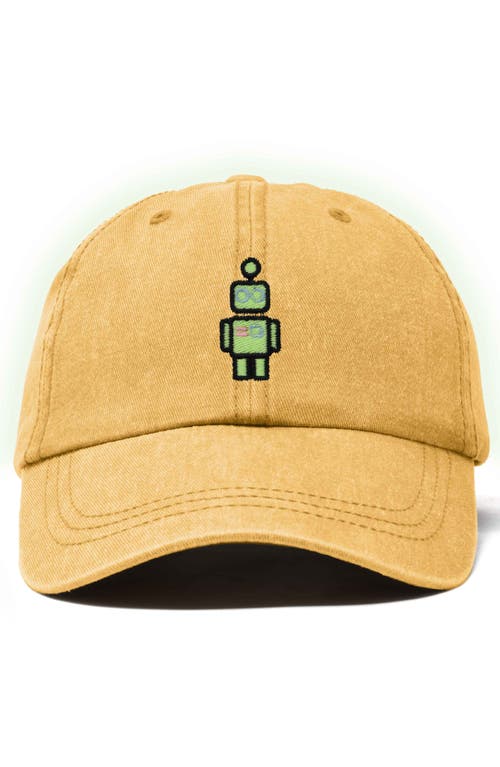 Dalix Robot Hat In Washed Gold