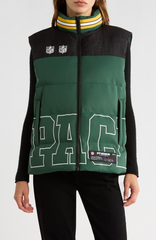 Off Season Nfl Team Water Repellent Puffer Vest In Multi