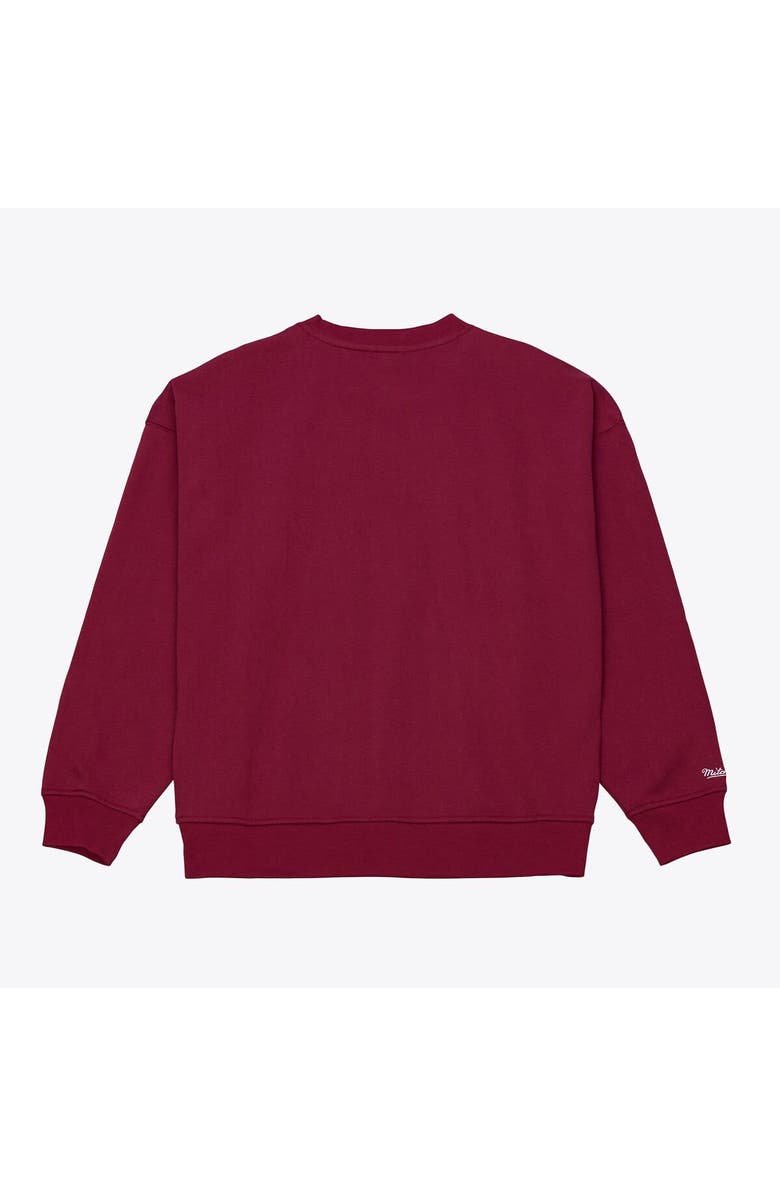 Mitchell & Ness Women's Mitchell & Ness  Burgundy Philadelphia Phillies Script Sweatshirt, Alternate, color, Burgundy
