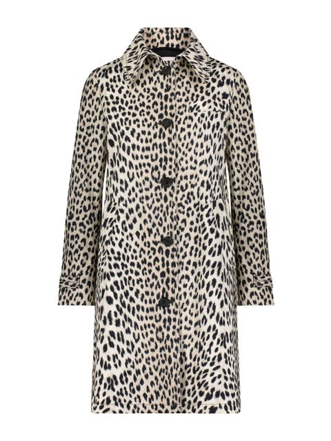 Alaine Coat cheetah print