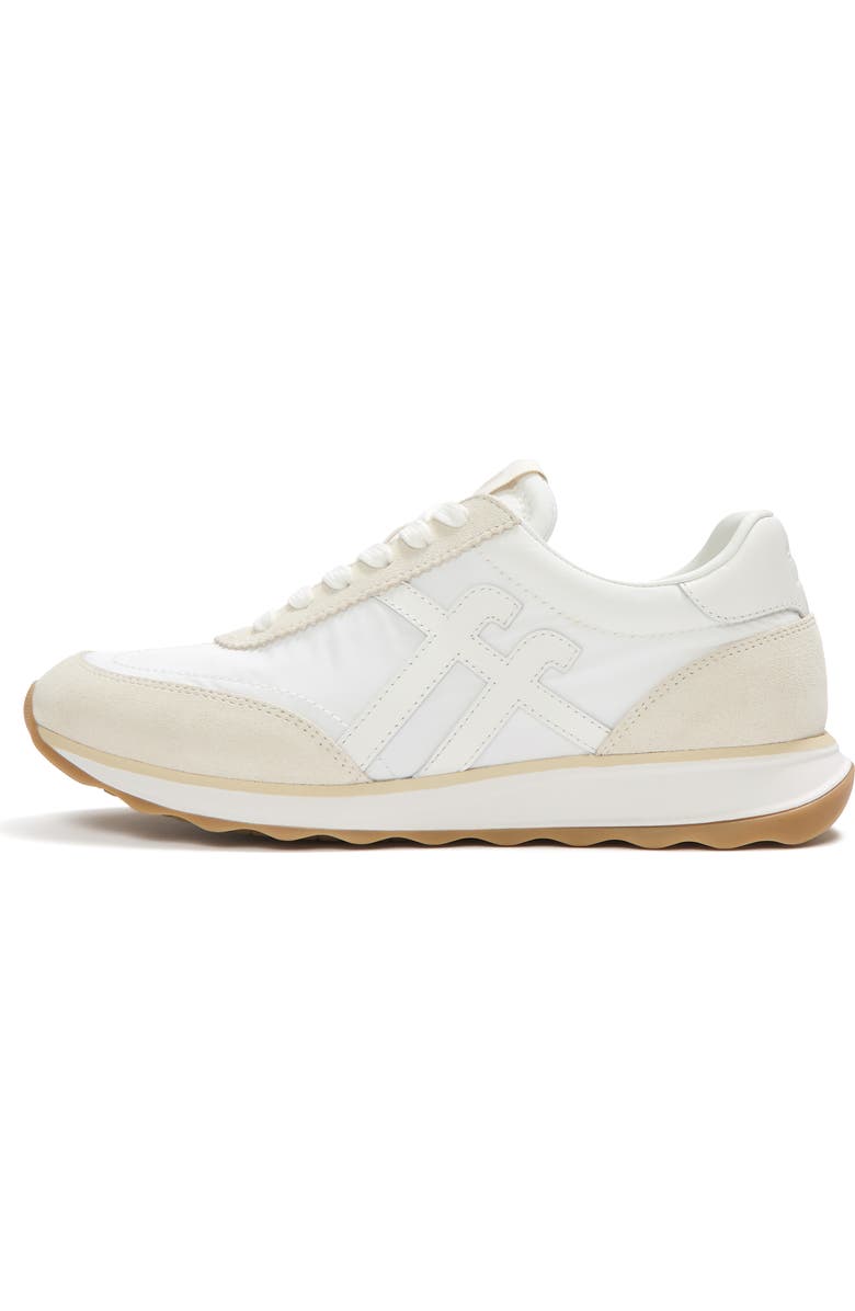 FitFlop Retro-Q FF Fabric Suede Sneakers, Alternate, color, Urban White Mix