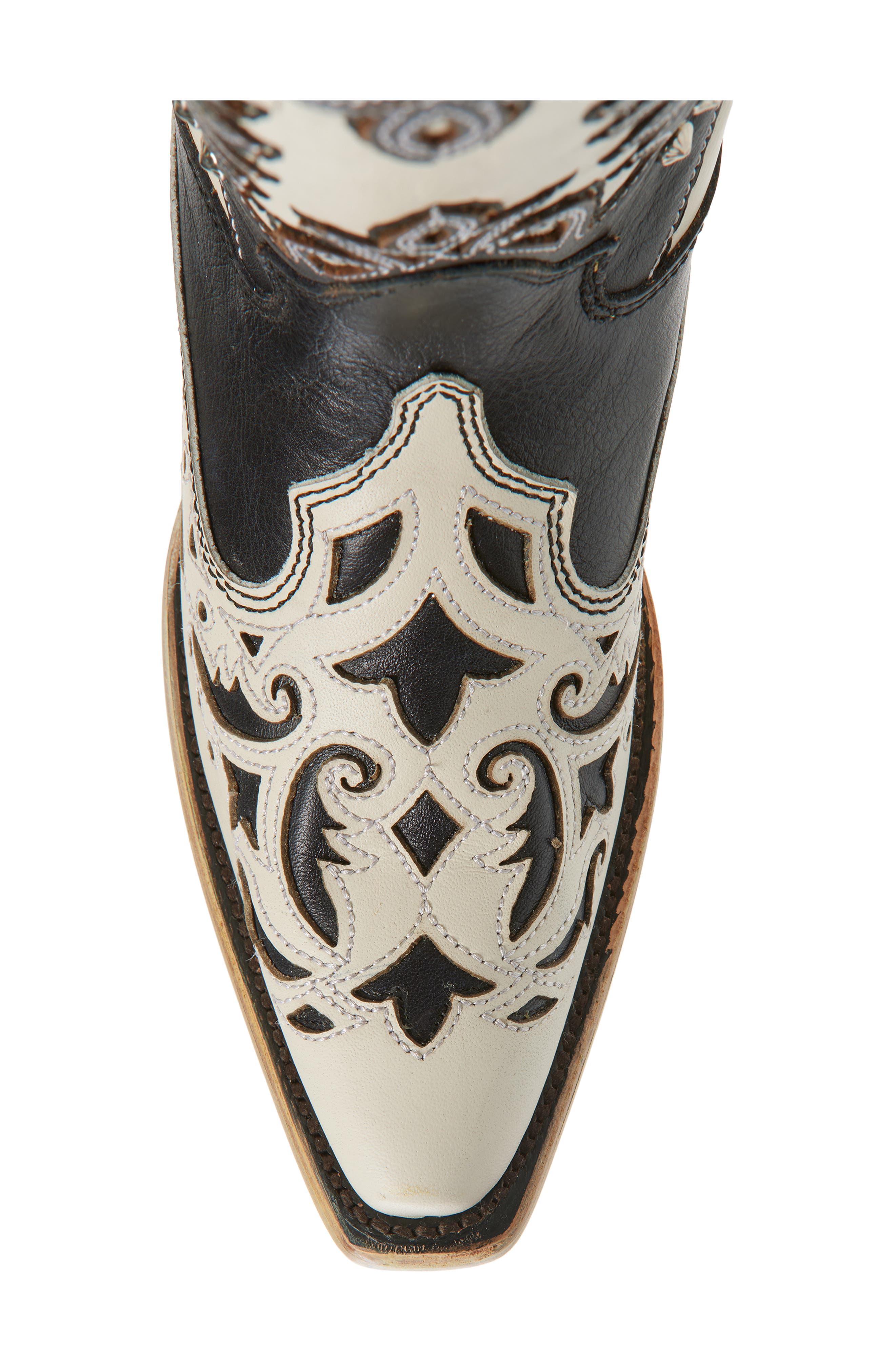 CORRAL Stud & Overlay Western Boot, Alternate, color, 