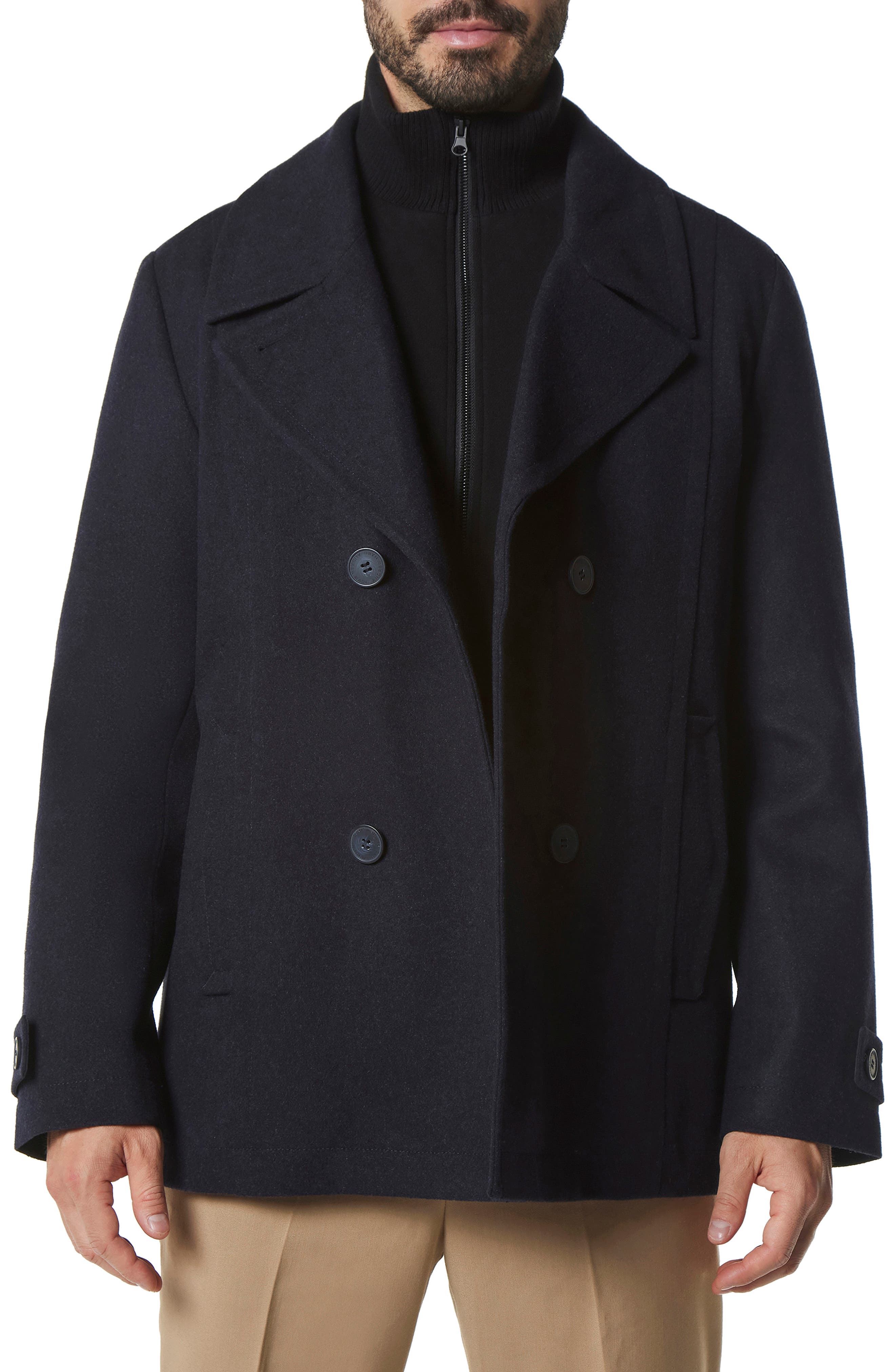 Marc New York Danton Water Resistant Peacoat