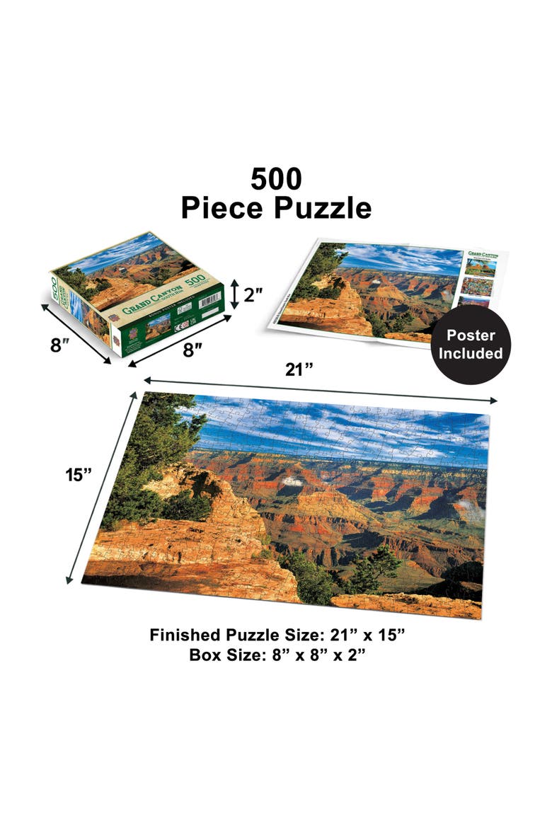 Grand Canyon South Rim 500pc Puzzle, Alternate, color, Multicolor