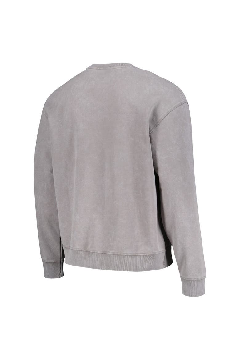 Unisex The Wild Collective Gray Kansas City Chiefs Distressed Pullover Sweatshirt, Alternate, color, Gray