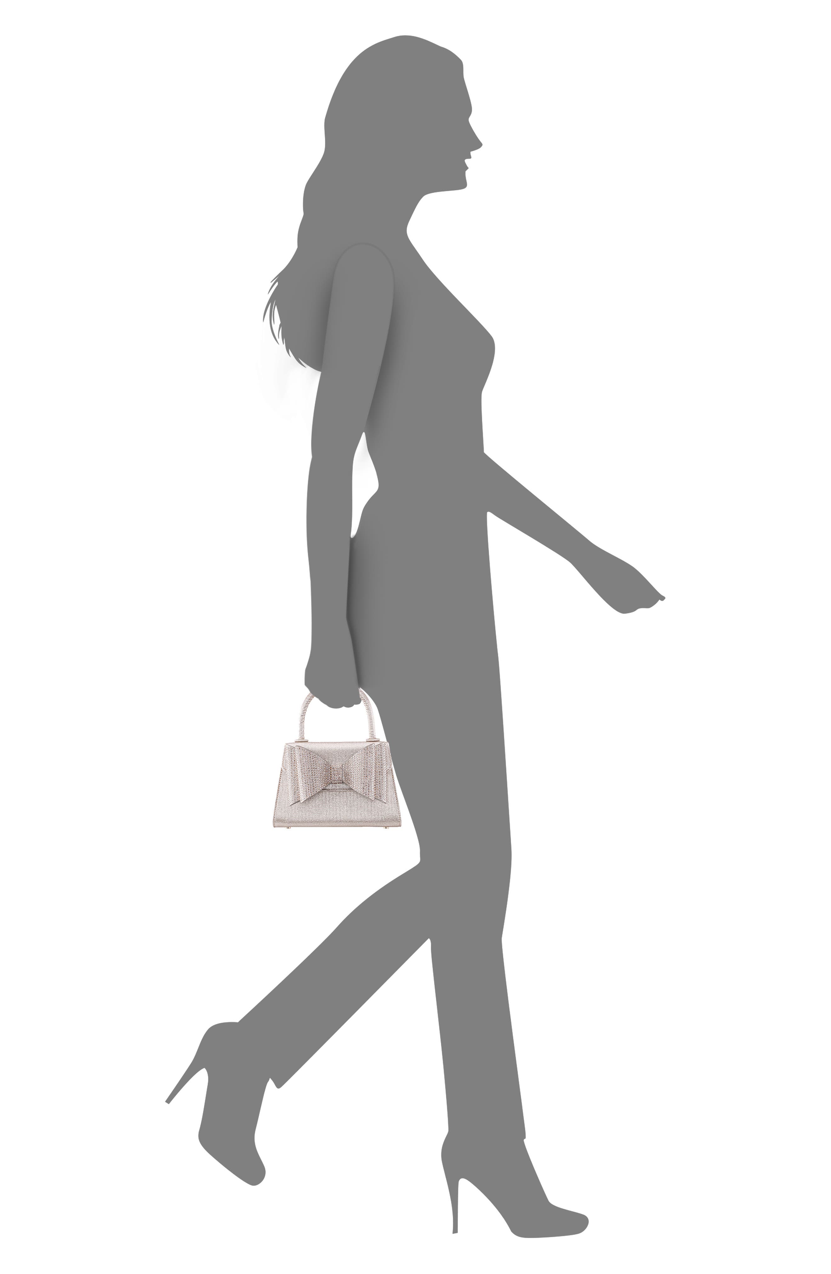 Nina Alila Top Handle Bag, Alternate, color, Platino