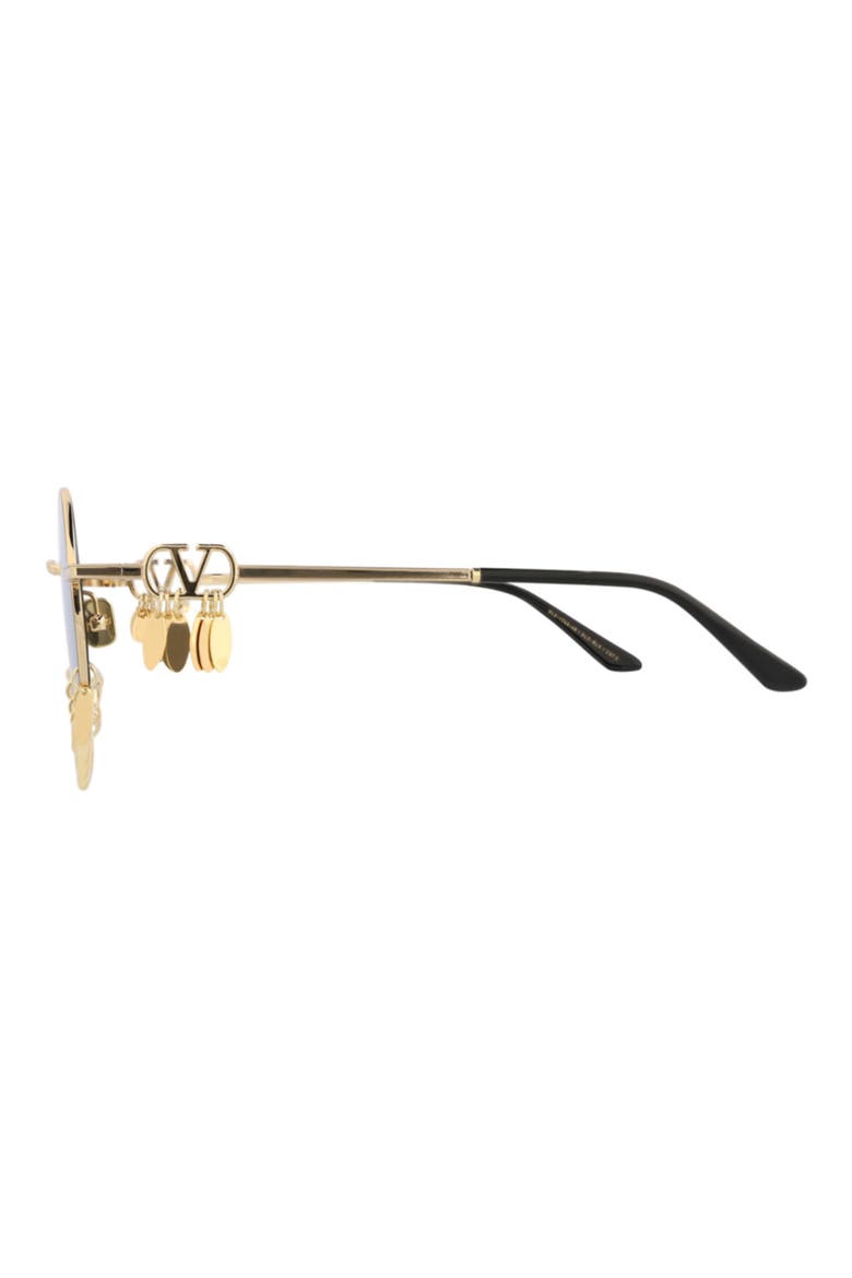 Special Edition 48mm Round Sunglasses, Alternate, color, GOLD GOLD SILVER