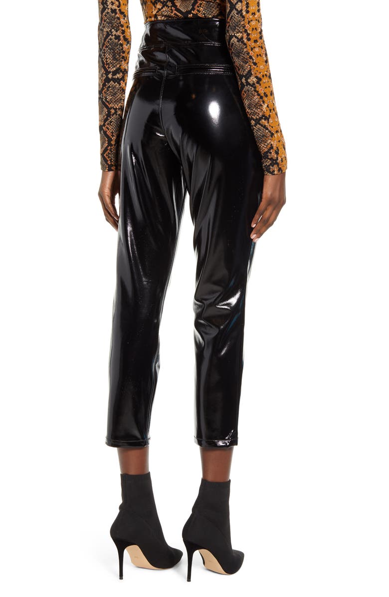 BLANKNYC Patent Faux Leather Pants, Alternate, color,