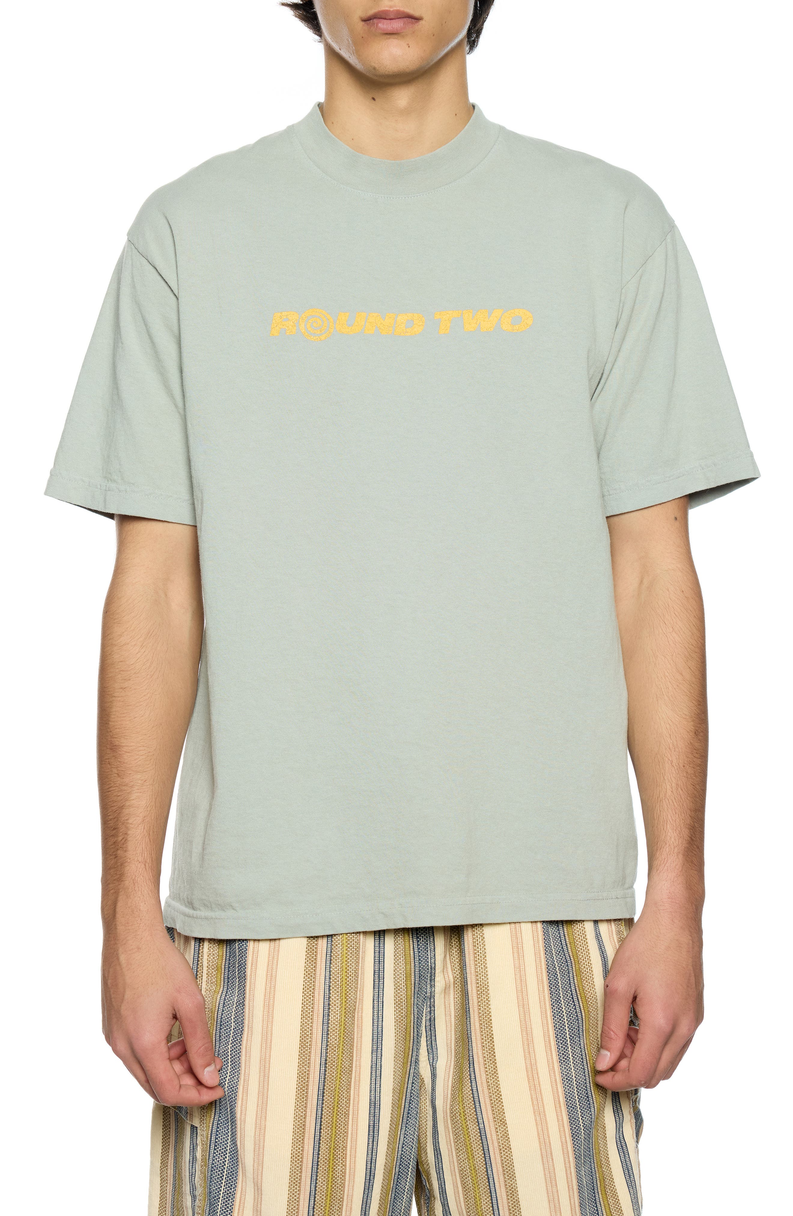 Round Two Logo Cotton Graphic T-Shirt