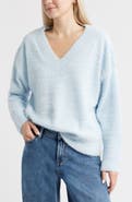 BP. Fuzzy V-Neck Sweater